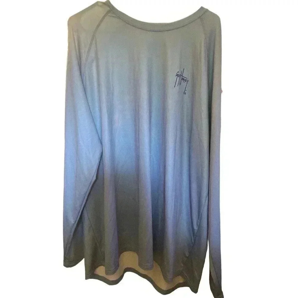 Guy Harvey Long Sleeve T-Shirt Men's XXL Fishing Graphic Logo